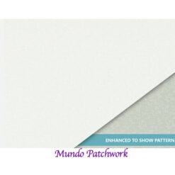 100% algodón, color blanco tono sobre tono 110cm ancho x 30cm