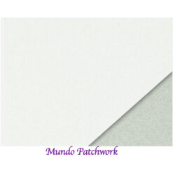 100% algodón, color blanco tono sobre tono 110cm ancho x 30cm