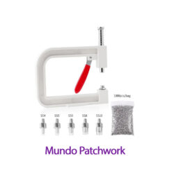 Máquina de instalación de perlas, color blanca + 1000 remaches