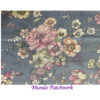 Tela JA-10264-0151- 100% algodón, diseño flores, 110 cm ancho x 30cm
