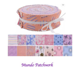 Jelly Roll 100% algodón 2 1/2 pulg x 45 pulg (20 tiras) 2 tonos por diseños