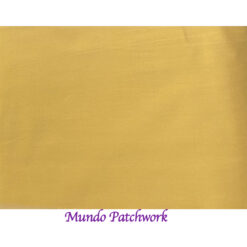 100% algodón, color solido mostaza, mide 1.10 mt. ancho x 30cm