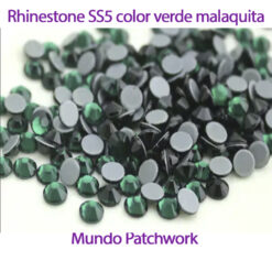 Hot Fix Rhinestone SS5 color verde malaquita (1,7mm) x 1440 unid