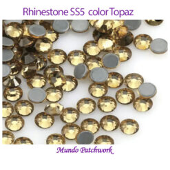 Hot Fix Rhinestone SS5 color topaz (dorado) (1,7mm) x 1440 unid