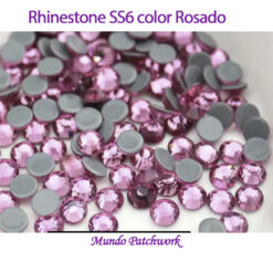 Hot Fix Rhinestone SS6 color rosado (1,9mm) x 1440 unid