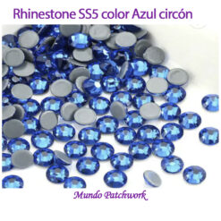 Hot Fix Rhinestone SS5 color azul zircón  (1,7mm) x 1440 unid