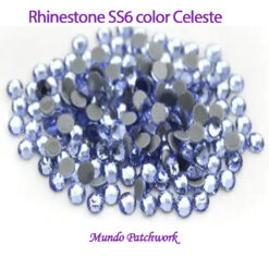 Hot Fix Rhinestone SS6 color celeste (1,9mm) x 1440 unid