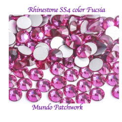 Hot Fix Rhinestone SS4 color fucsia (1,5mm) x 1440 unid