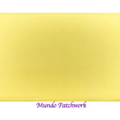 100% algodón,color sólido amarillo claro, mide 1.10 mt. ancho x 30 cm
