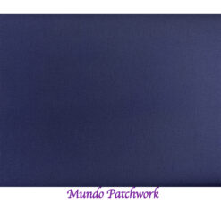 100% algodón, sólido azul marino, mide 1.10 mt. ancho x 30cm