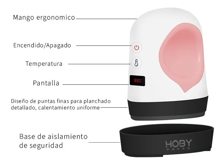 Kit Mini Estampadora Hoby + Herramientas Hoby + REGALO Vinilos Textiles + Cinta - Imagen 5