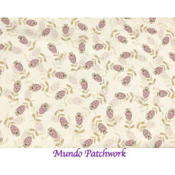 100% algodón, diseño floral