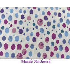 100% algodón, diseño gotas colores