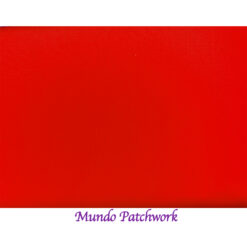 100% algodón, sólido rojo, mide 1.10 mt. ancho x 30cm