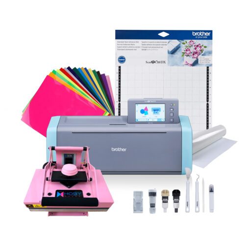 Kit Emprendedora Scan Brother 125 + Estampadora Hoby 22x30cm, regalamos 16 vinilos + 50 cm transfer
