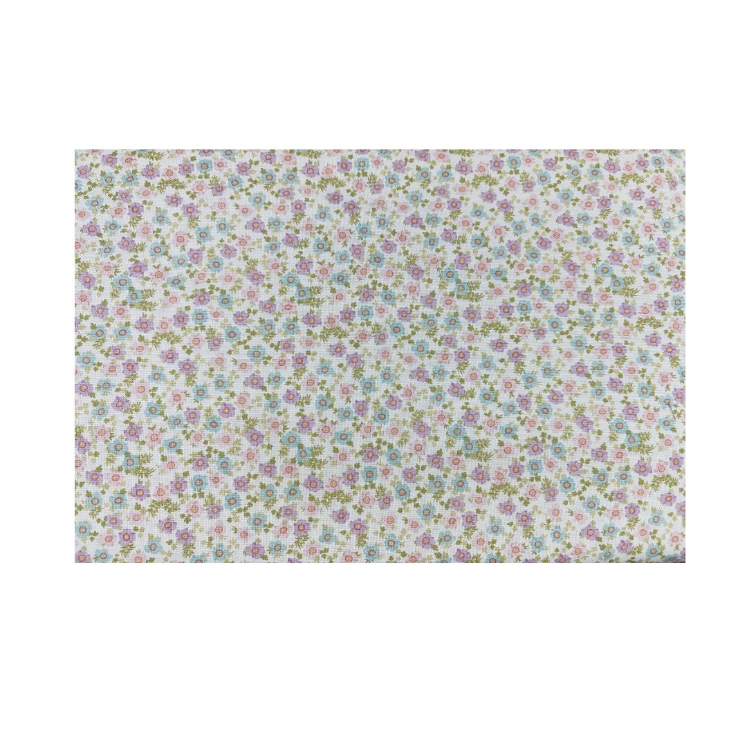 100% algodón, diseño floral