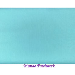 100% algodón, color sólido turquesa, mide 1.10 mt. x 30cm