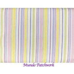 100% algodón, diseño listado colores