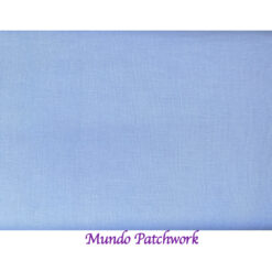 100% algodón, sólido celeste, mide 1.10 mt. x 30cm