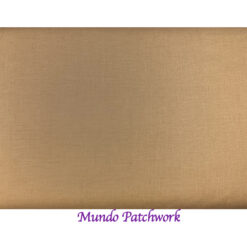 100% algodón, color sólido café, mide 1.10 mt ancho x 30 cm