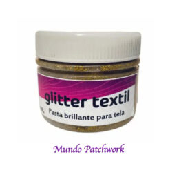 Pintura Glitter Textil 50 ml Oro