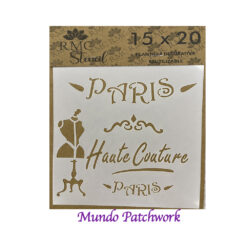 Stencil C001 de plásticos, mide 15x20cm