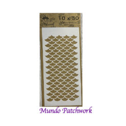 Stencil D003 de plásticos, mide 10x30cm