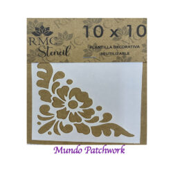 Stencil V011 de plásticos, mide 10x10cm