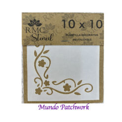 Stencil V003 de plásticos, mide 10x10cm