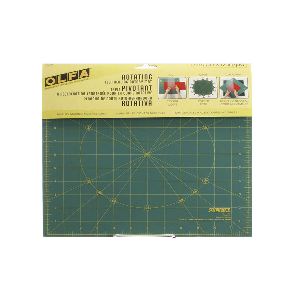 Base Olfa Giratoria mide 12 x 12 pulgadas (30x30cm)