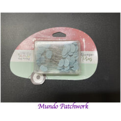 Caja alfileres patchwork y costura marca Glamper miden 2" (5cm) x 60 unid, figura auto