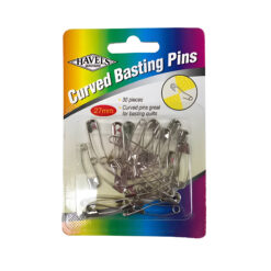 Caja alfileres curvos (30 unidades) miden 27mm