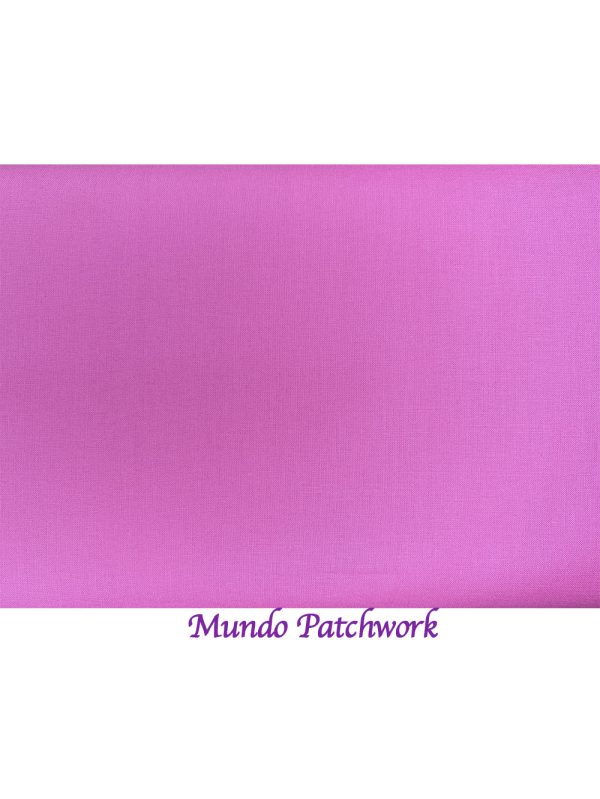 Tela FL-18560-124- 100% algodón, color sólido rosado, mide 1.10 mt x 0,30 cm ancho