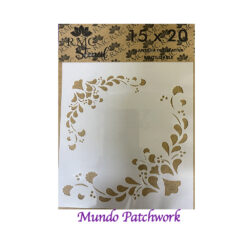 Stencil C007 de plásticos, mide 15x20cm