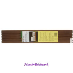 Porta Regla Omnigrid de madera, 5 ranuras mide 50 cm largo x 9 cm ancho