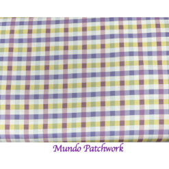 100% algodón, diseño cuadrille