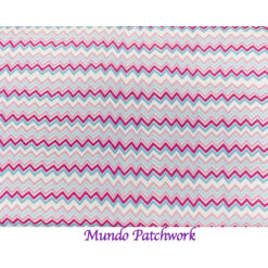 100% algodón, diseño zig zag