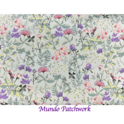 100% algodón, diseño floral