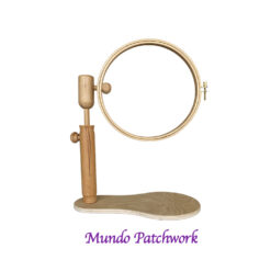 Soporte de madera para bordar, diametro bastidor 28cm