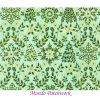 Tela ZD-80938-003 – 100% algodón, diseño navideño dorado, 1.10 mt ancho x 30 cm