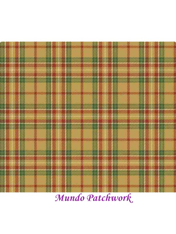 Tela ZD-77023-001, 100% algodón, diseño cuadrille, mide 1.10 mt. Ancho x 30 cm