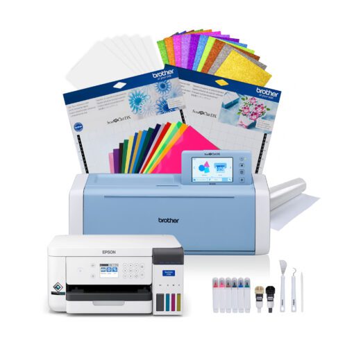 Kit Plotter de corte Scan SD225 Brother + Impresora Sublimación Epson F170 + Reg