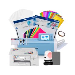 Kit Plotter Scan SD225 Brother + Imp Sublimación Brother SP01+Estamp Mini Hoby + Vinilos regalos