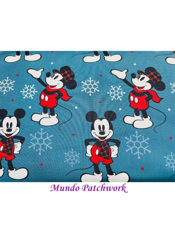 Tela FL-18560-111- 100% algodón, diseño infantil, mide 1.10 mt. ancho x 30cm