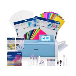 Kit 102976 ScanNCut SDX225 Brother+ Kit cuchilla automática rotatoria (telas)+Kit Vinilos + Kit grabados + Juego Nicapa + Regalo Vinilos