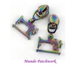 Tirador para cierre Nº5 tornasol maq. coser, por unidad se venden