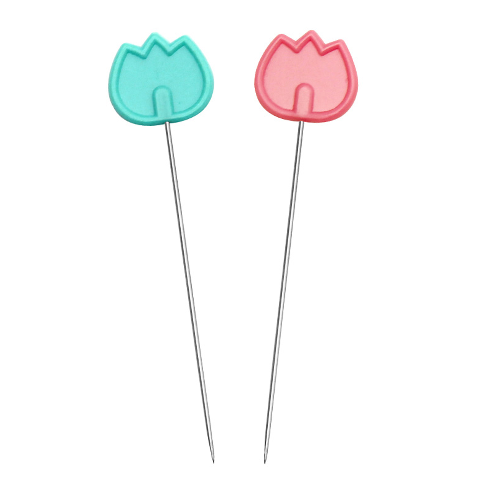 Alfileres para acolchar que se pueden planchar, figura tulipan, mide 48,9mm - Imagen 2