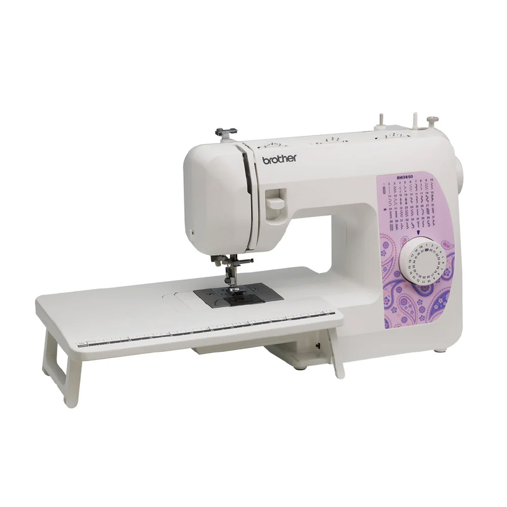 Máquina de coser Brother - BM3850 mecánica de 37 puntadas con mesa extensible