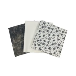 Tela Nº103259 – 100% algodón Compose x 3 diseños, cada uno mide 1,10mt x 30cm