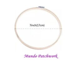 Bastidor de bamboo mide 17 cm